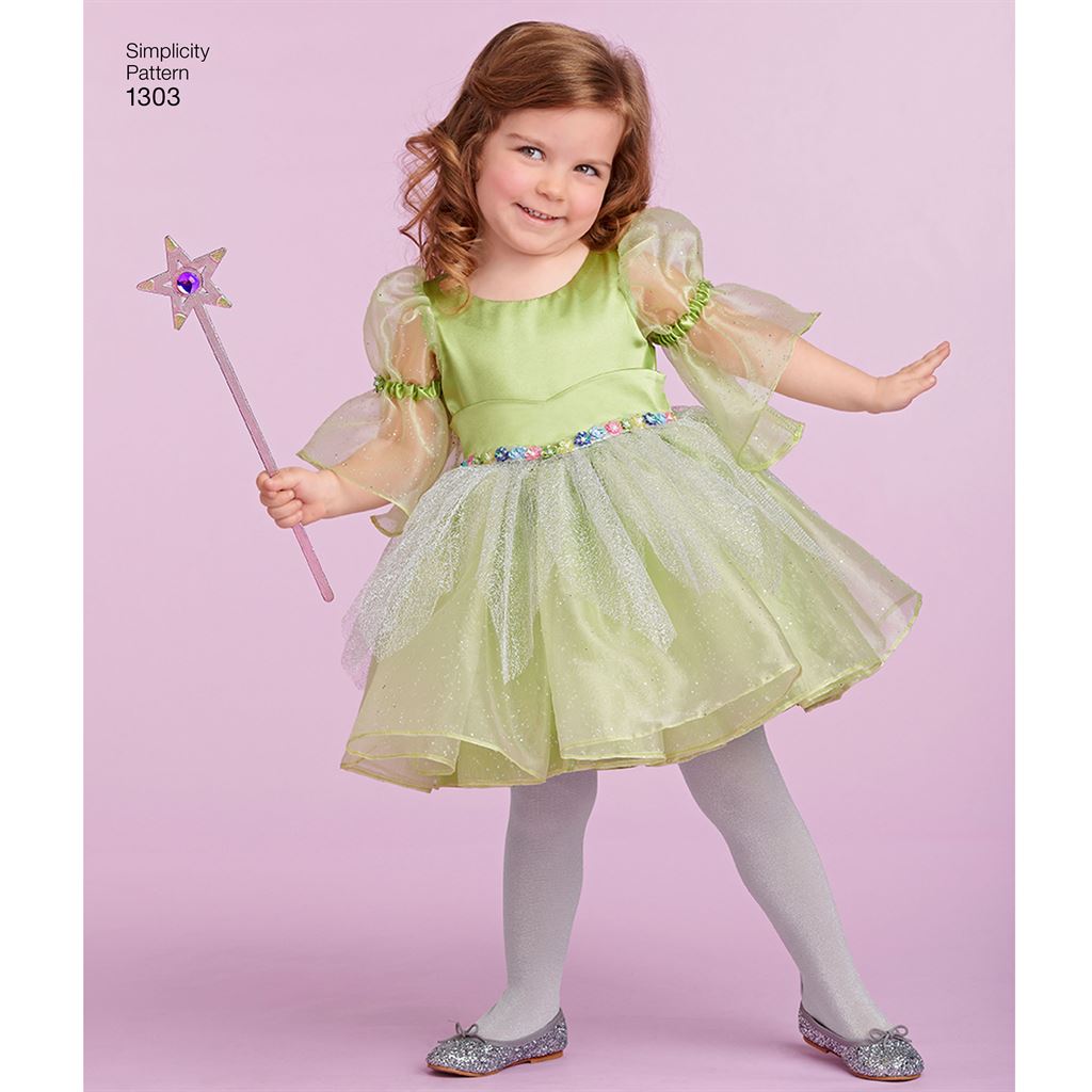 Simplicity Pattern 1303 Toddlers and Childs Costumes Image 1 From Patternsandplains.com