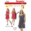 Simplicity Pattern 1356 Womens Jiffy Reversible Wrap Dress Image 1 From Patternsandplains.com