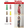 Simplicity Pattern 1358 Womens Knit Dresses with Length and Neckline Variations Image 1 From Patternsandplains.com