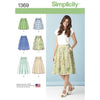 Simplicity Pattern 1369 Womens Skirts in Three Lengths Image 1 From Patternsandplains.com