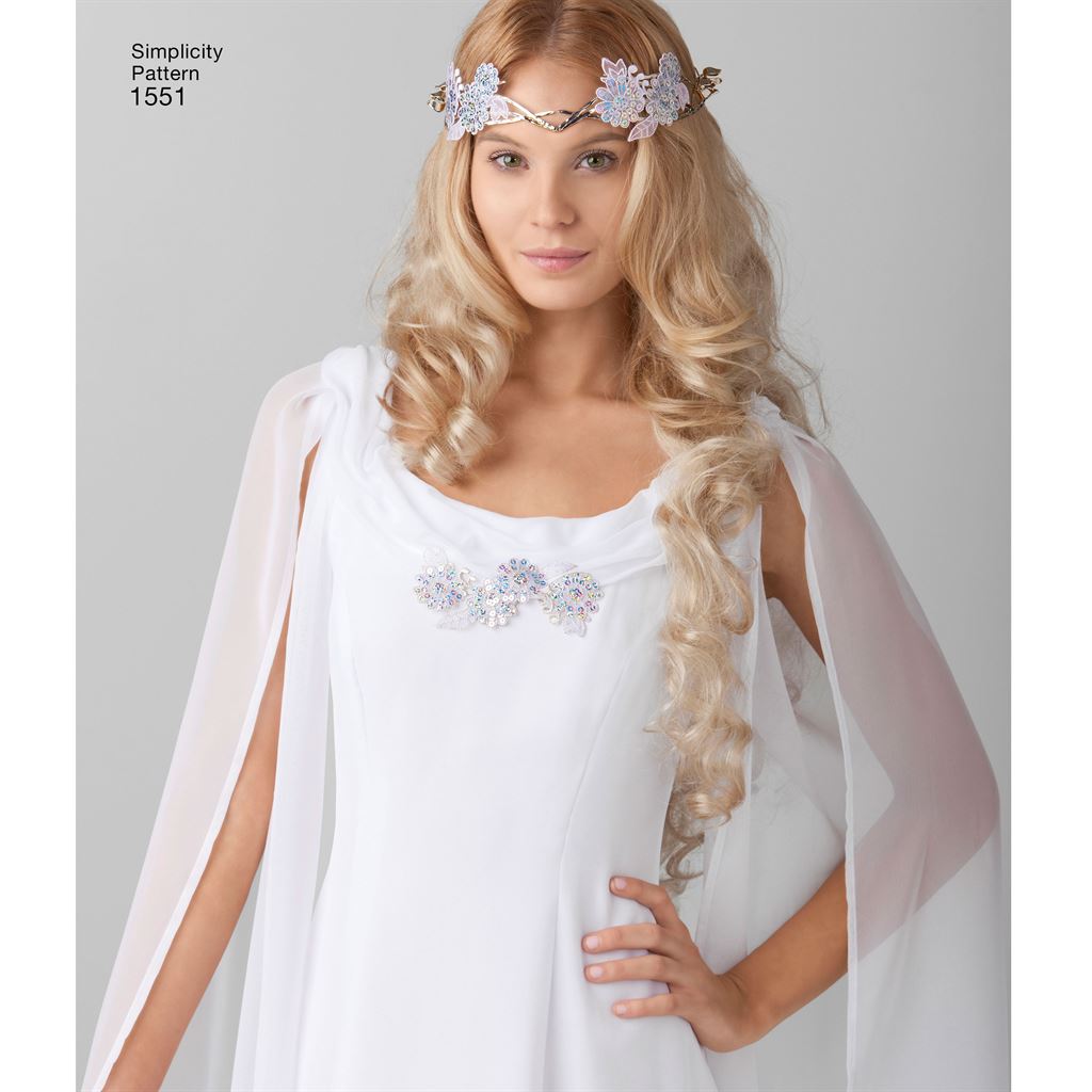 Simplicity Pattern 1551 Womens Costumes Image 1 From Patternsandplains.com