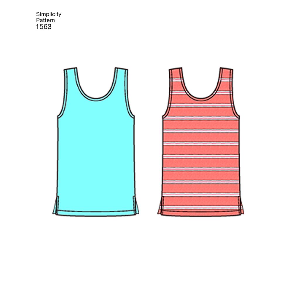 Simplicity Pattern 1563 Womens Mens and Teens Sleepwear Image 1 From Patternsandplains.com