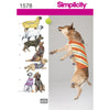 Simplicity Pattern 1578 Large Size Dog Clothes Image 1 From Patternsandplains.com