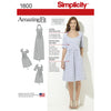 Simplicity Pattern 1800 Womens and Plus Size Amazing Fit Dresses Image 1 From Patternsandplains.com
