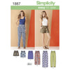Simplicity Pattern 1887 Womens Trousers and Skirts Image 1 From Patternsandplains.com