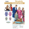 Simplicity Pattern 1946 Learn to Sew Childs Teens and Adults Robe Image 1 From Patternsandplains.com