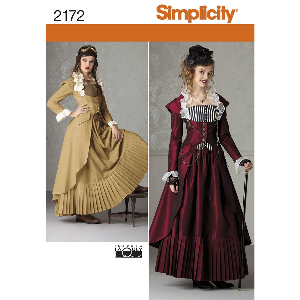 Simplicity Pattern 2172 Womens Costume Image 1 From Patternsandplains.com