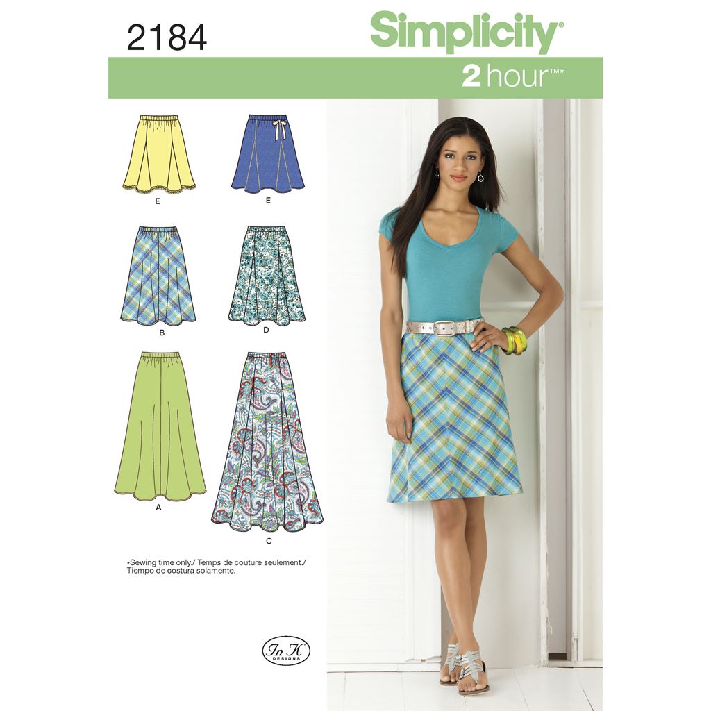 Simplicity Pattern 2184 Womens Skirts Image 1 From Patternsandplains.com