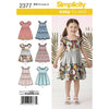 Simplicity Pattern 2377 Childs Dresses Image 1 From Patternsandplains.com