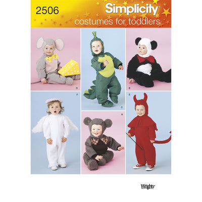 Simplicity Pattern 2506 Toddler Costumes Image 1 From Patternsandplains.com
