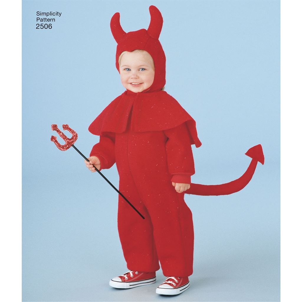 Simplicity Pattern 2506 Toddler Costumes Image 1 From Patternsandplains.com
