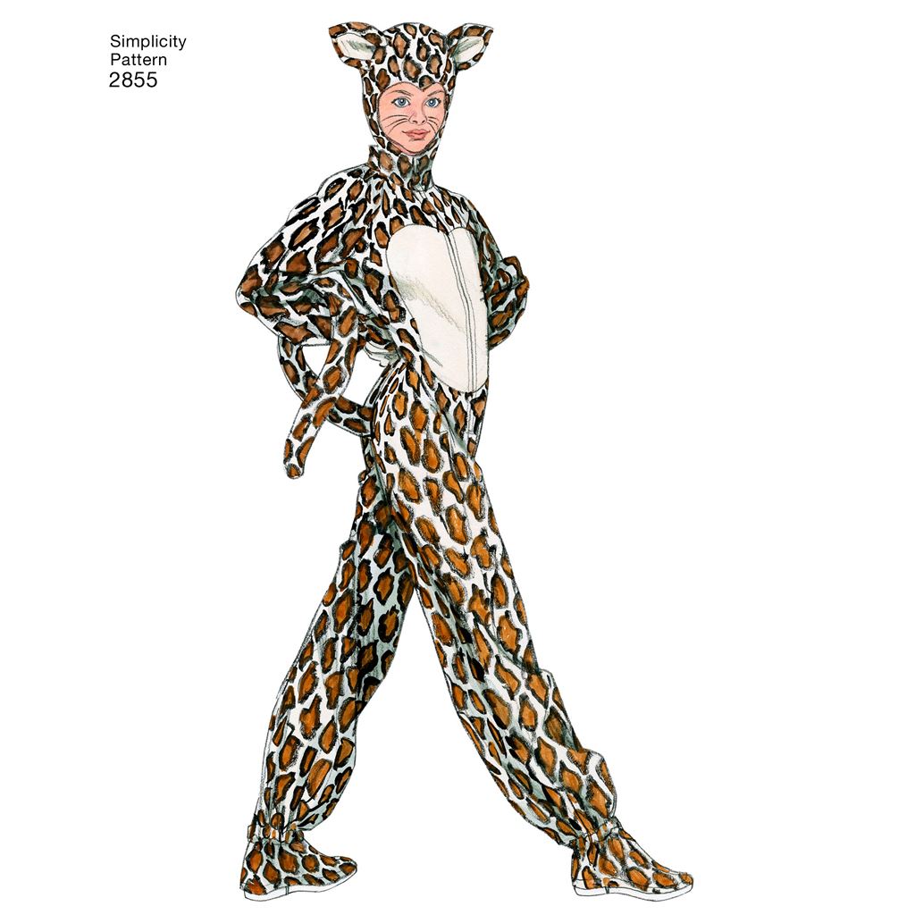 Simplicity Pattern 2855 Child Boy and Girl Costumes Image 1 From Patternsandplains.com