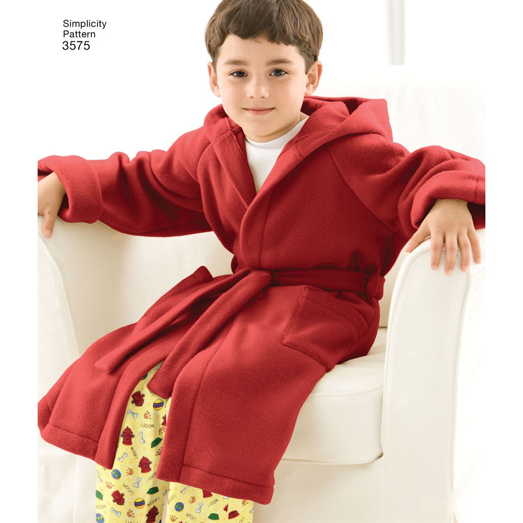 Simplicity Pattern 3575 Womens Men Child Sleepwear Image 1 From Patternsandplains.com