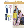 Simplicity Pattern 3935 Womens Men Child Sleepwear Image 1 From Patternsandplains.com