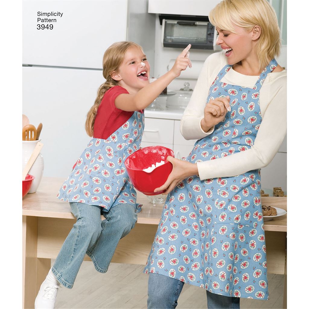 Simplicity Pattern 3949 Aprons Image 1 From Patternsandplains.com