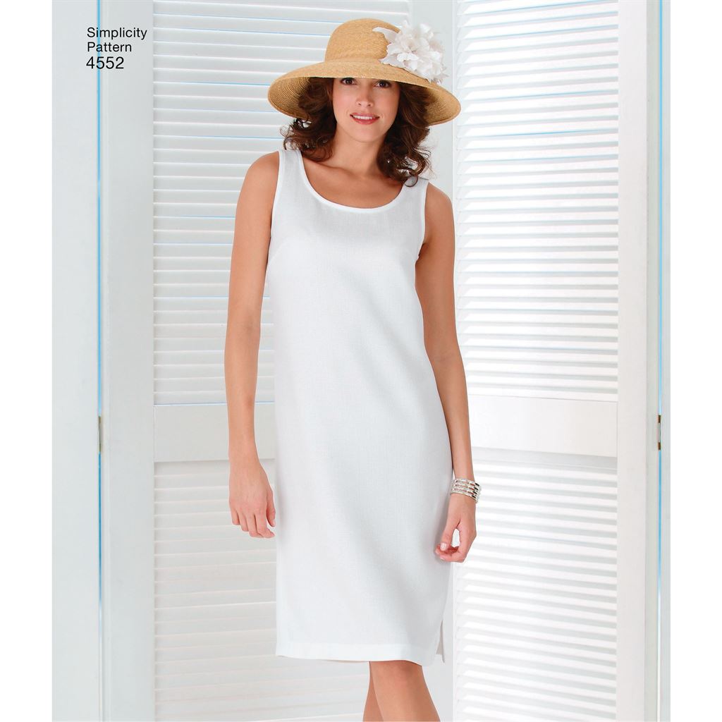 Simplicity Pattern 4552 Womens and Plus Size Smart and Casual Wear Image 1 From Patternsandplains.com