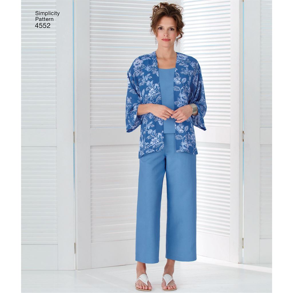 Simplicity Pattern 4552 Womens and Plus Size Smart and Casual Wear Image 1 From Patternsandplains.com