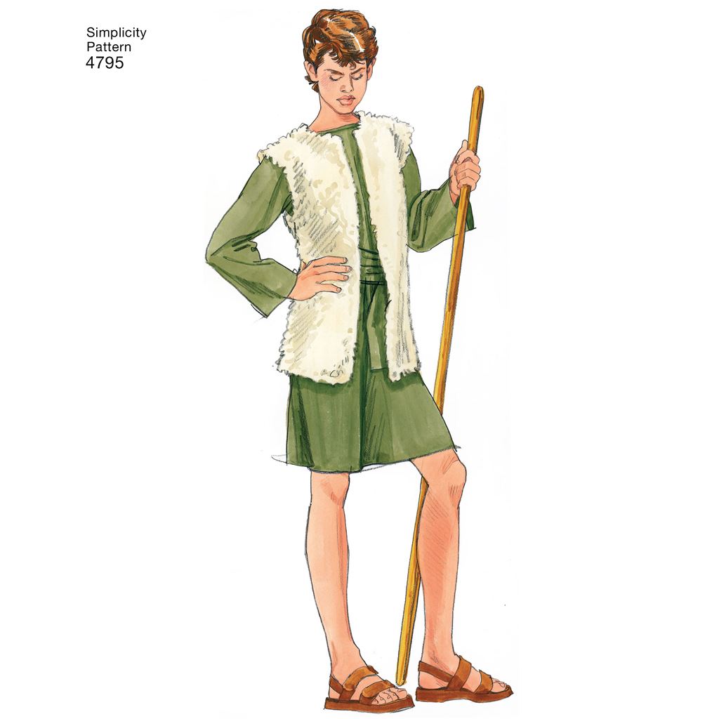 Simplicity Pattern 4795 Womens Men and Teen Costumes Image 1 From Patternsandplains.com