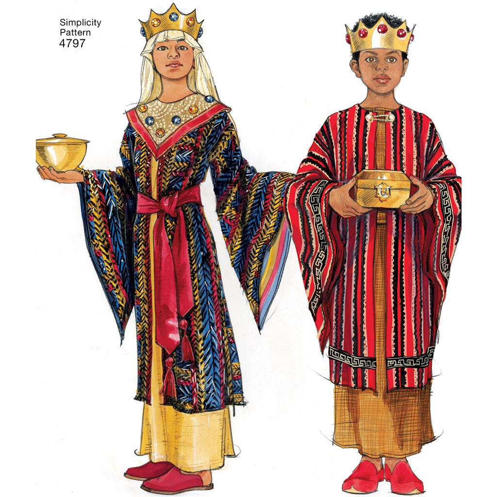 Simplicity Pattern 4797 Boy and Girl Costumes Image 1 From Patternsandplains.com