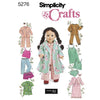 Simplicity Pattern 5276 Doll Clothes Image 1 From Patternsandplains.com