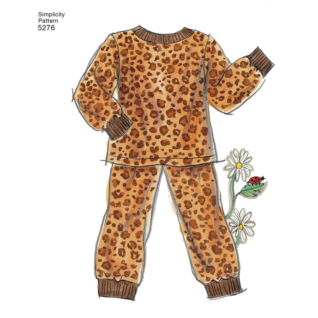 Simplicity Pattern 5276 Doll Clothes Image 1 From Patternsandplains.com