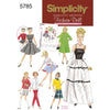 Simplicity Pattern 5785 Doll Clothes Image 1 From Patternsandplains.com