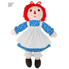 Simplicity Pattern 8043 Raggedy Ann and Andy Dolls Image 1 From Patternsandplains.com