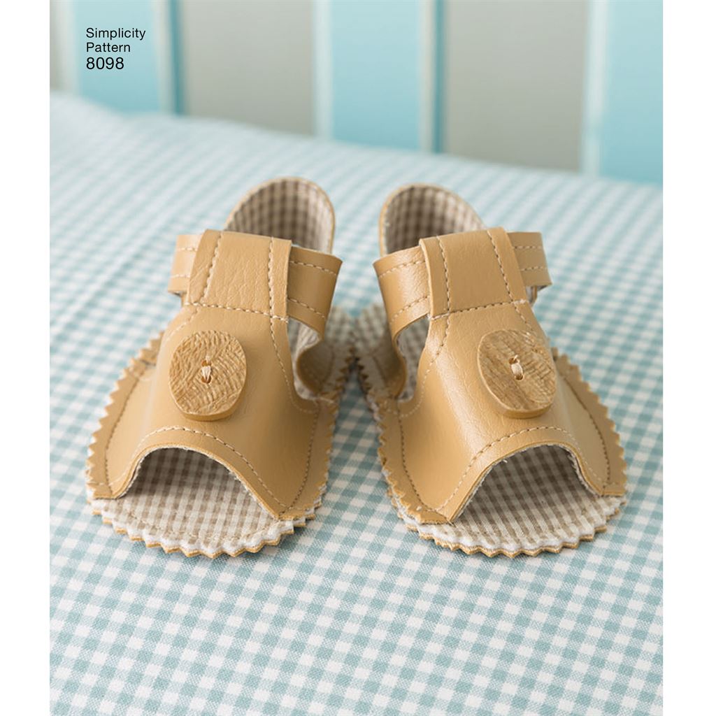 Simplicity Pattern 8098 Babies Rompers Sandals and Stuffed Duck Image 1 From Patternsandplains.com