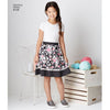 Simplicity Pattern 8106 Learn To Sew Skirts for Girls and Girls Plus Image 1 From Patternsandplains.com