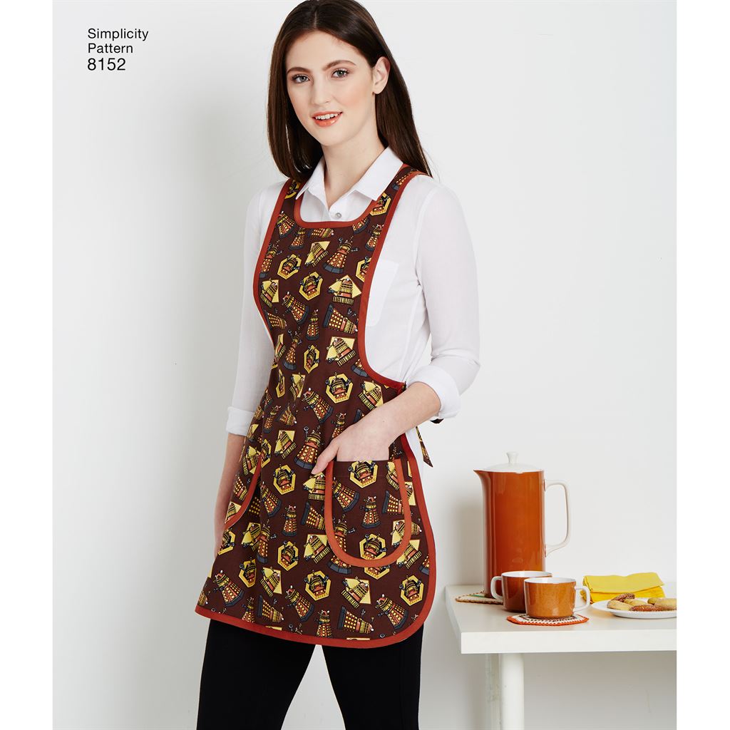 Simplicity Pattern 8152 Womens Vintage 1970s Aprons Image 1 From Patternsandplains.com