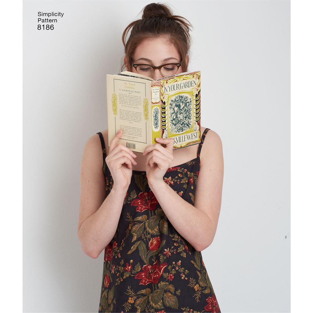 Simplicity Pattern 8186 Womens Dottie Angel Frock Wrap and Slip Dress Image 1 From Patternsandplains.com