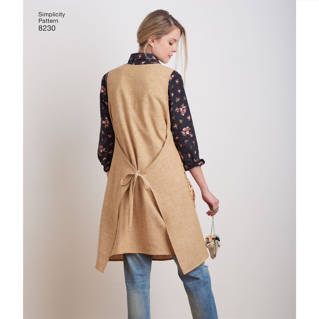 Simplicity Pattern 8230 Womens Dottie Angel Reversible Apron Dress and Tabard Image 1 From Patternsandplains.com