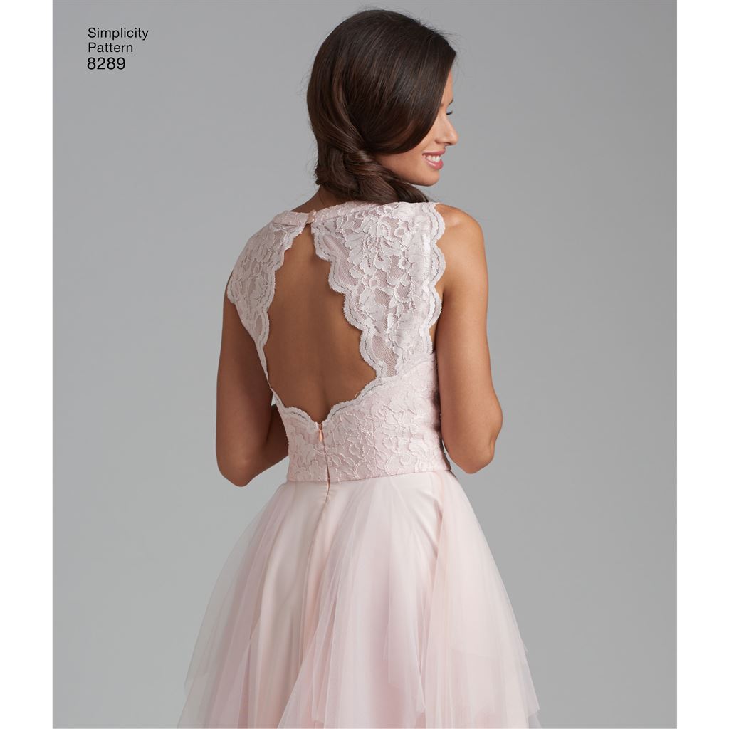 Simplicity Pattern 8289 Womens Special Occasion Dresses Image 1 From Patternsandplains.com
