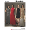 Simplicity Pattern 8330 Womens Dress with Skirt and Back Variations Image 1 From Patternsandplains.com