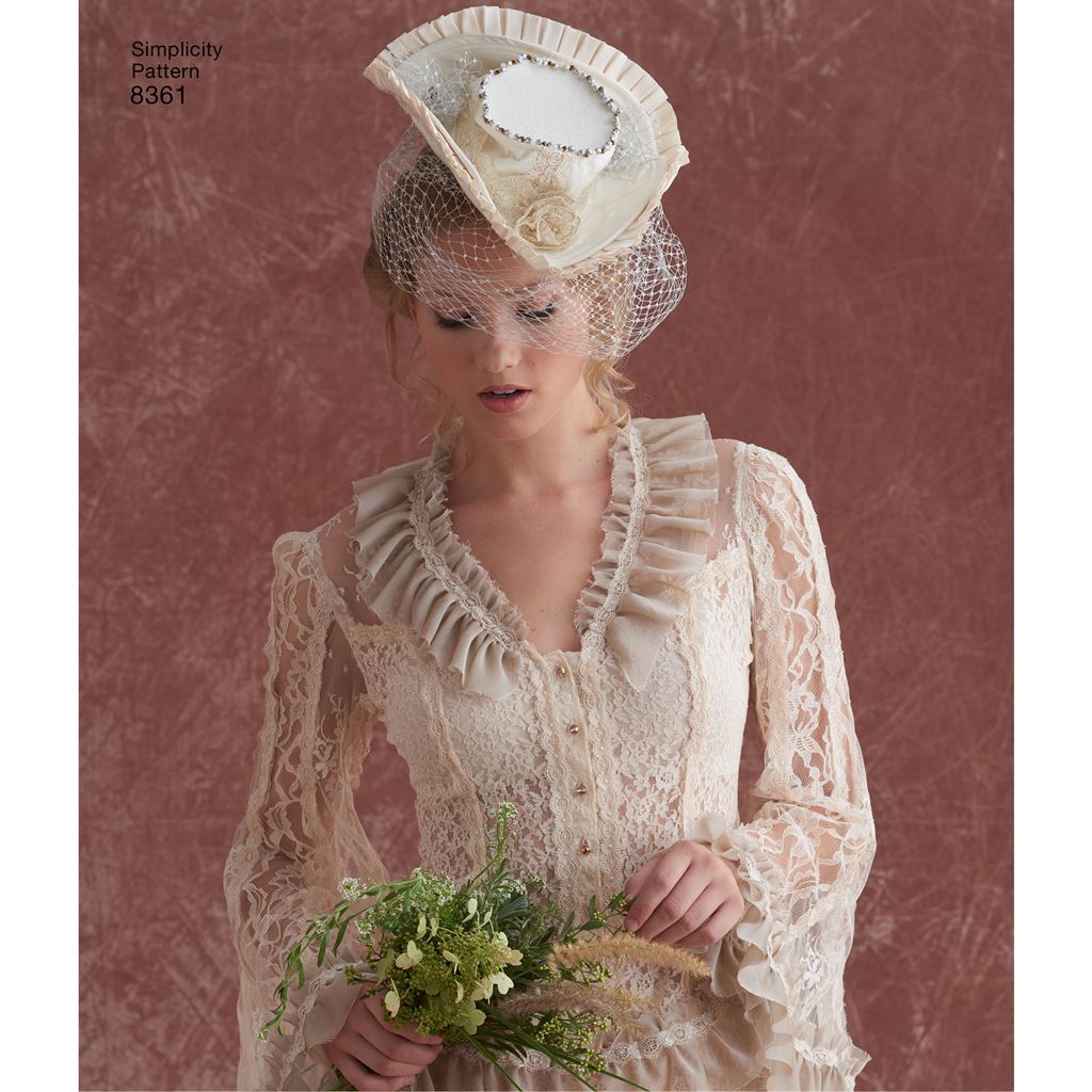 Simplicity Pattern 8361 Hats in Three Sizes S (21) M (22) L (23) Image 1 From Patternsandplains.com