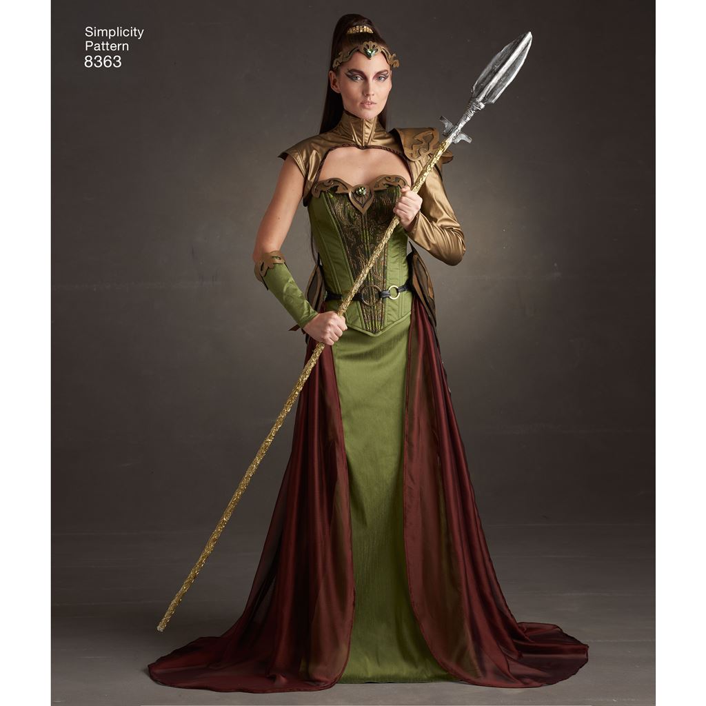 Simplicity Pattern 8363 Women's Fantasy Ranger Costume - Patterns and ...