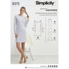 Simplicity Pattern 8375 Womens Knit Dress or Top with Multiple Pattern Pieces for Design Hacking Image 1 From Patternsandplains.com