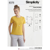 Simplicity Pattern 8376 Womens Knit Top with Multiple Pieces for Design Hacking Image 1 From Patternsandplains.com