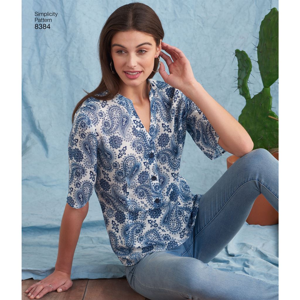 Simplicity Pattern 8384 Womens Dress with Length Variations and Top Image 1 From Patternsandplains.com