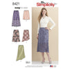 Simplicity Pattern 8421 Womens Skirts in Three lengths with Hem Variations Image 1 From Patternsandplains.com