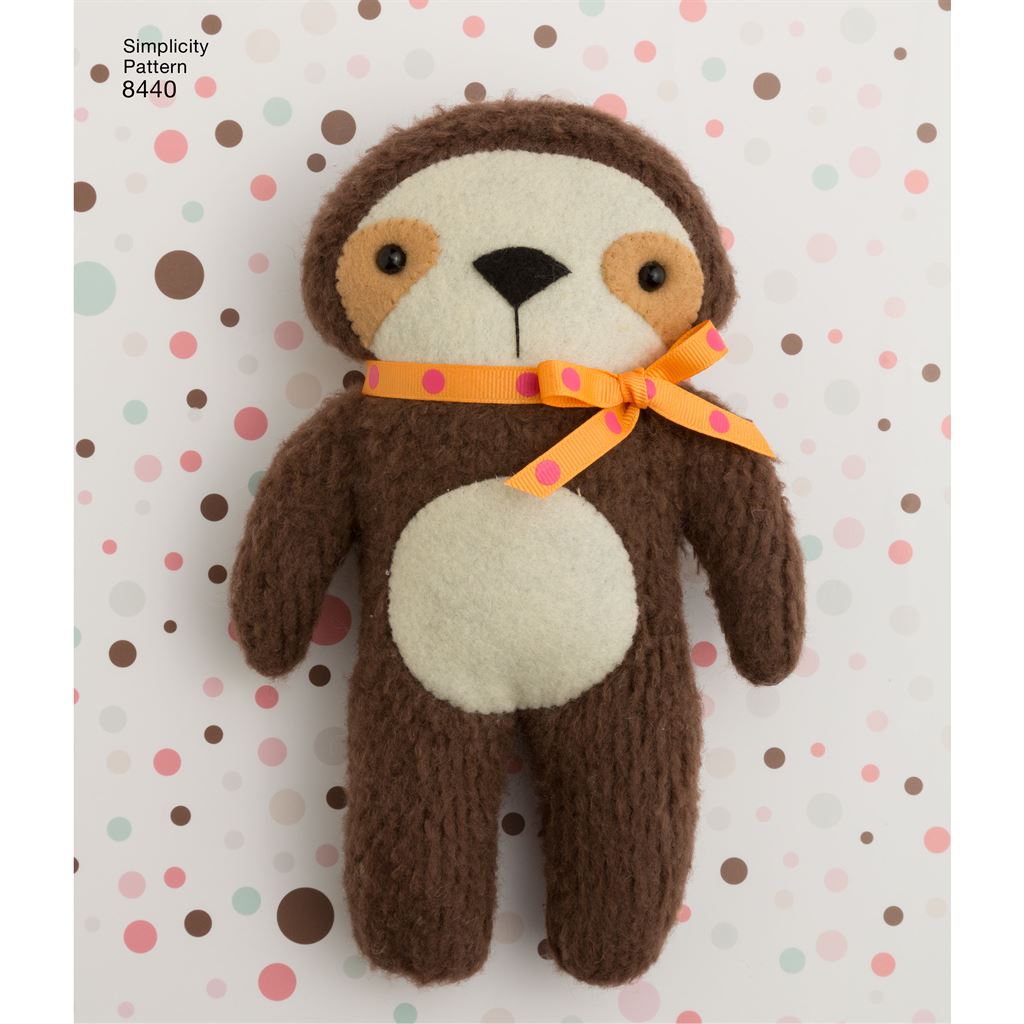 Simplicity Pattern 8440 Stuffed Craft Image 1 From Patternsandplains.com