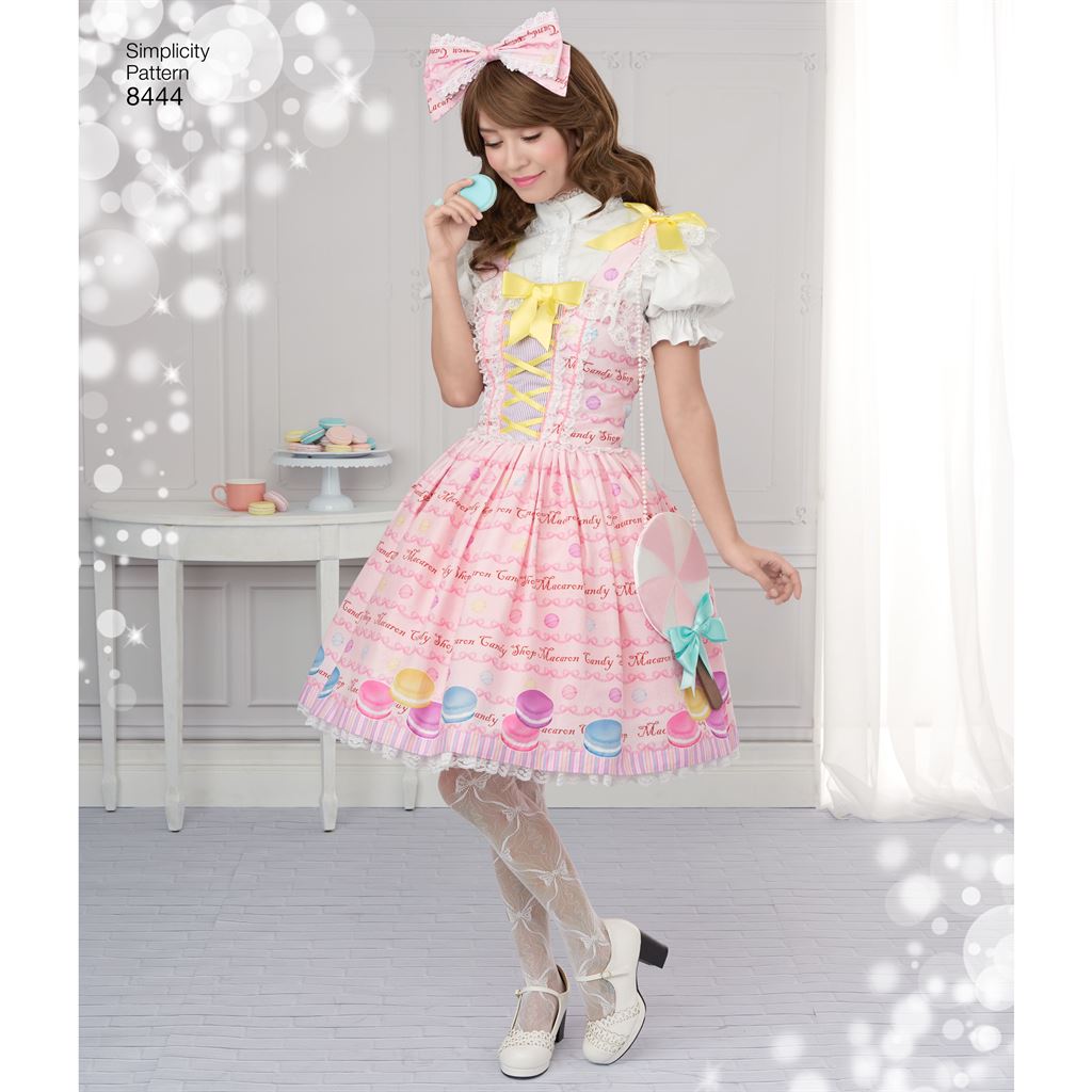 Simplicity Pattern 8444 Womens Lolita Costume Image 1 From Patternsandplains.com