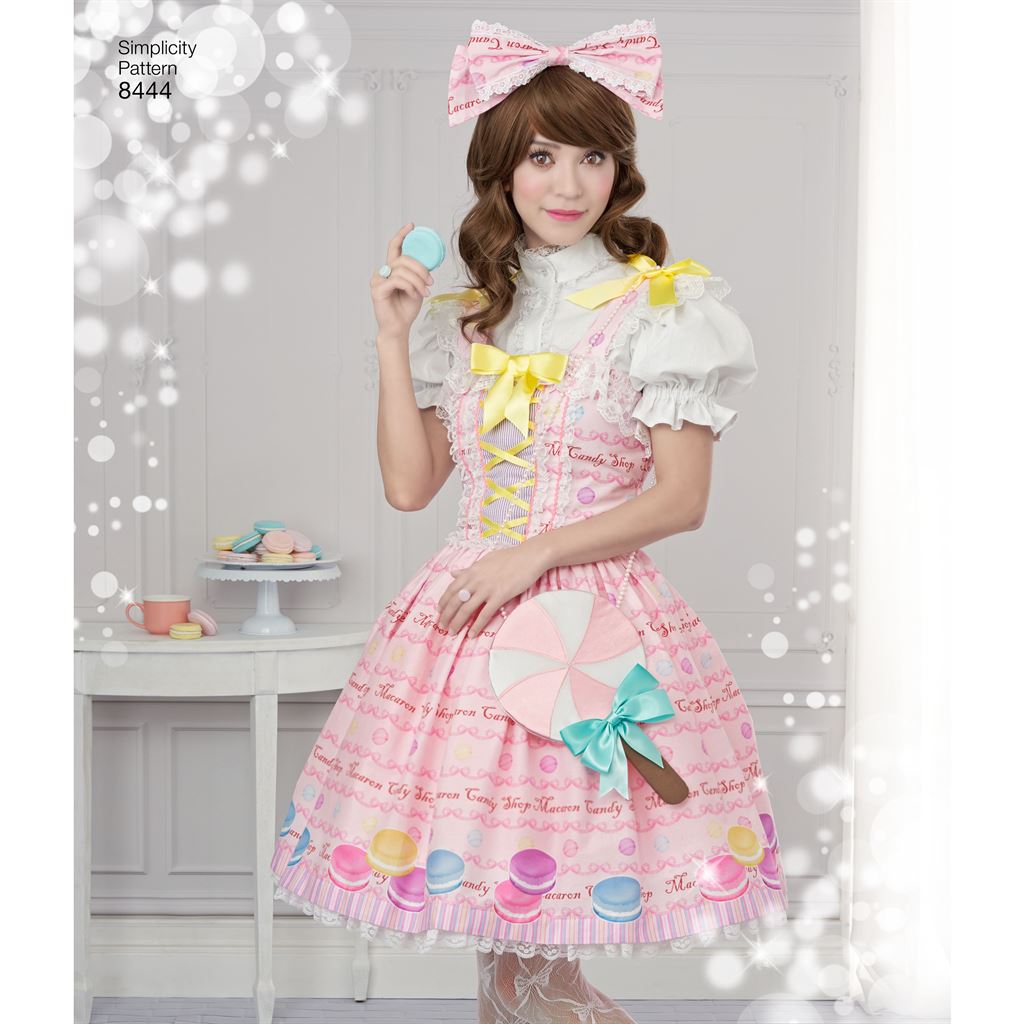 Simplicity Pattern 8444 Womens Lolita Costume Image 1 From Patternsandplains.com