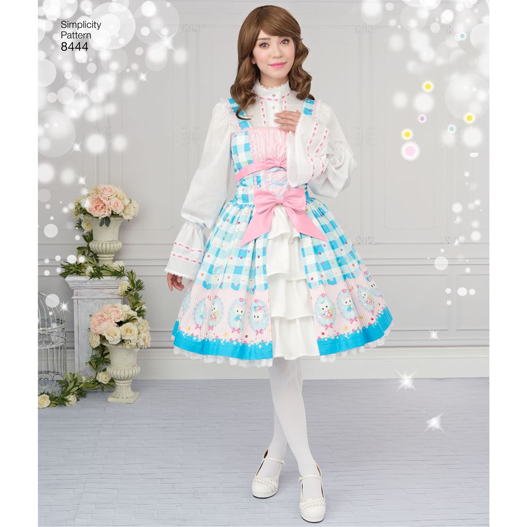 Simplicity Pattern 8444 Womens Lolita Costume Image 1 From Patternsandplains.com