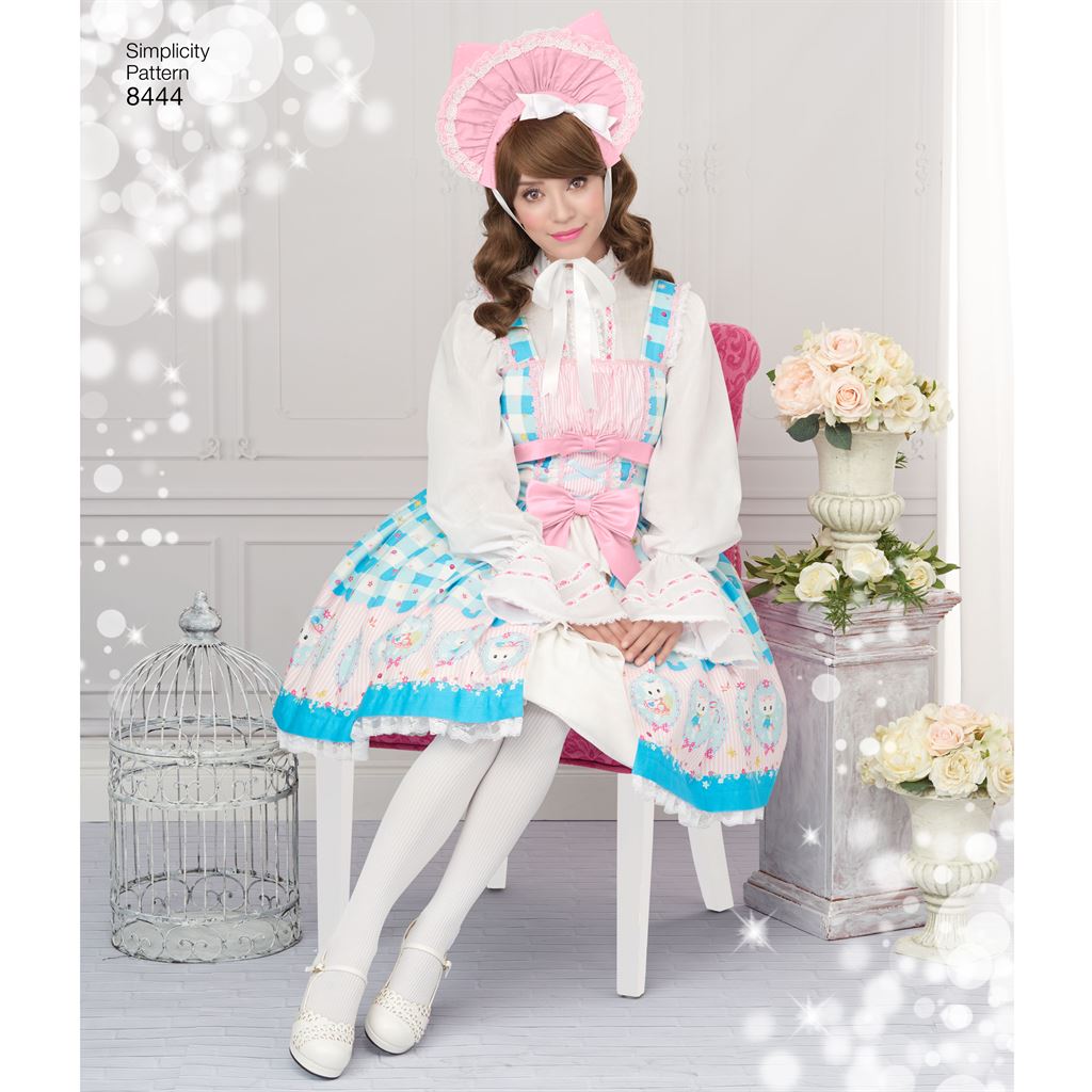 Simplicity Pattern 8444 Womens Lolita Costume Image 1 From Patternsandplains.com