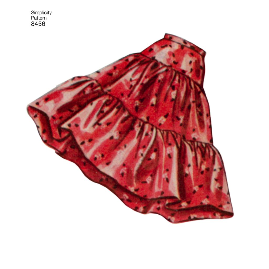 Simplicity Pattern 8456 Womens Vintage Petticoat and Slip Image 1 From Patternsandplains.com