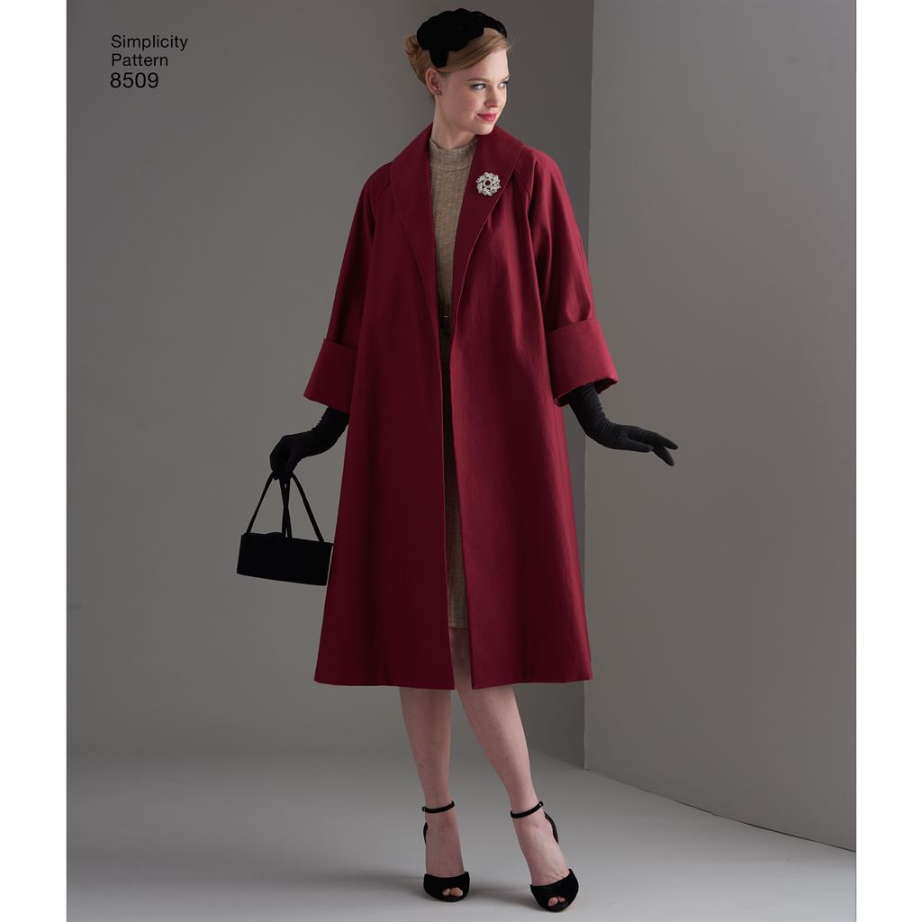 Simplicity Pattern 8509 Misses Vintage Coat or Jacket Image 1 From Patternsandplains.com