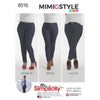 Simplicity Pattern 8516 Misses Mimi G Skinny Jeans Image 1 From Patternsandplains.com