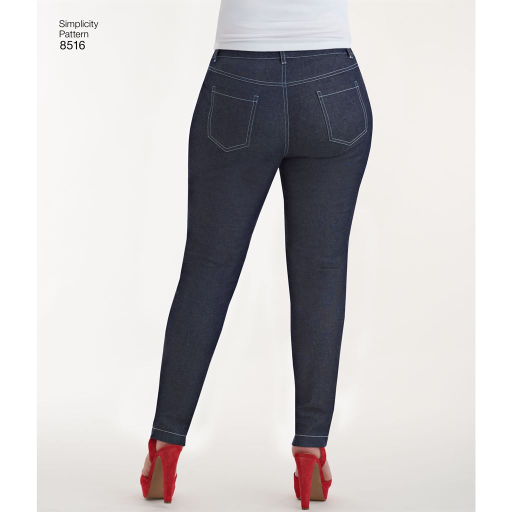 Skinny best sale jeans pattern