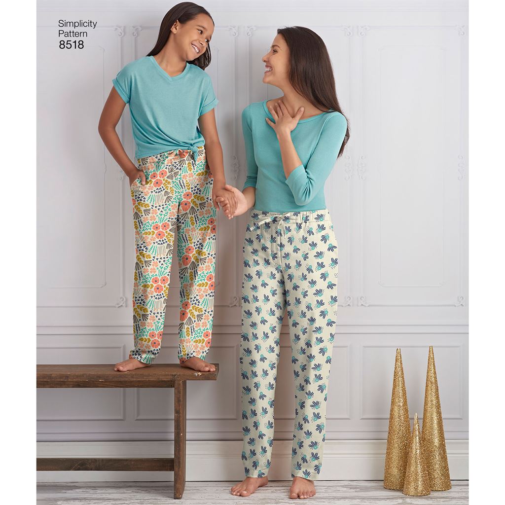 Simplicity lounge best sale pants pattern